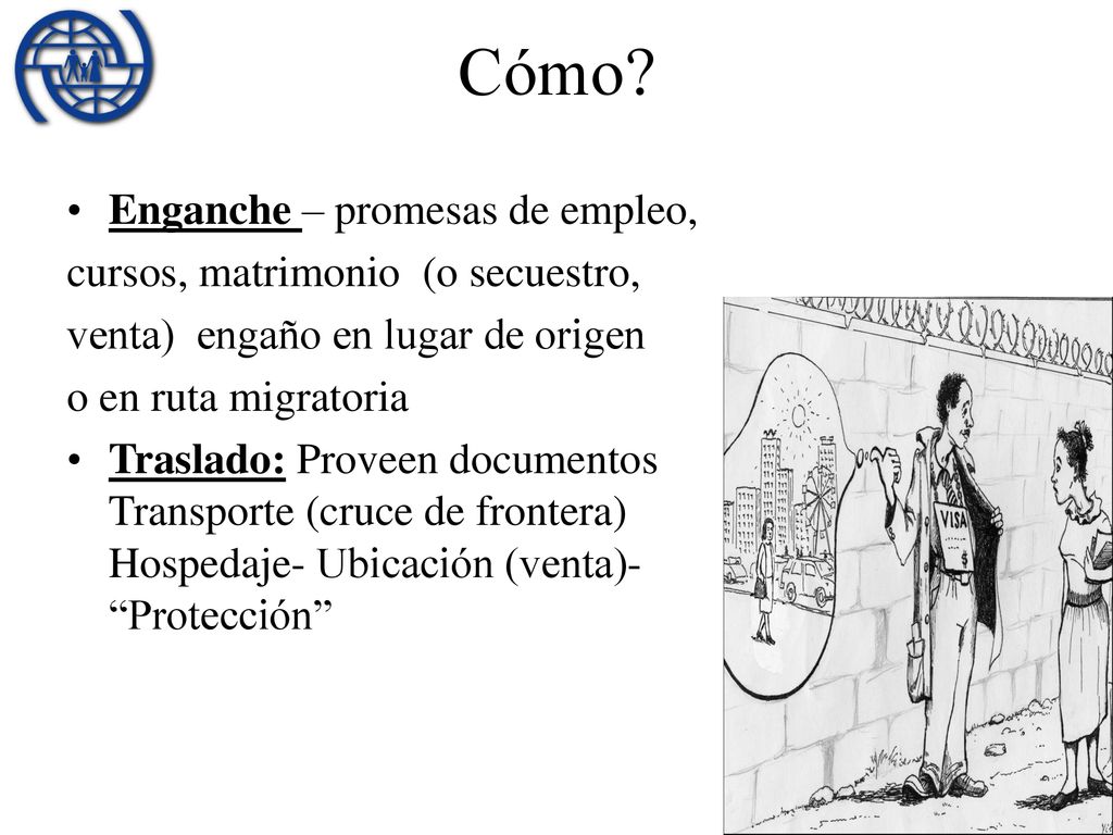 Cómo Enganche – promesas de empleo, cursos, matrimonio (o secuestro,