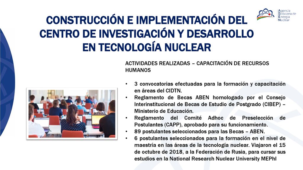 CONSTRUCCIÓN E IMPLEMENTACIÓN DEL CENTRO DE INVESTIGACIÓN Y DESARROLLO EN TECNOLOGÍA NUCLEAR