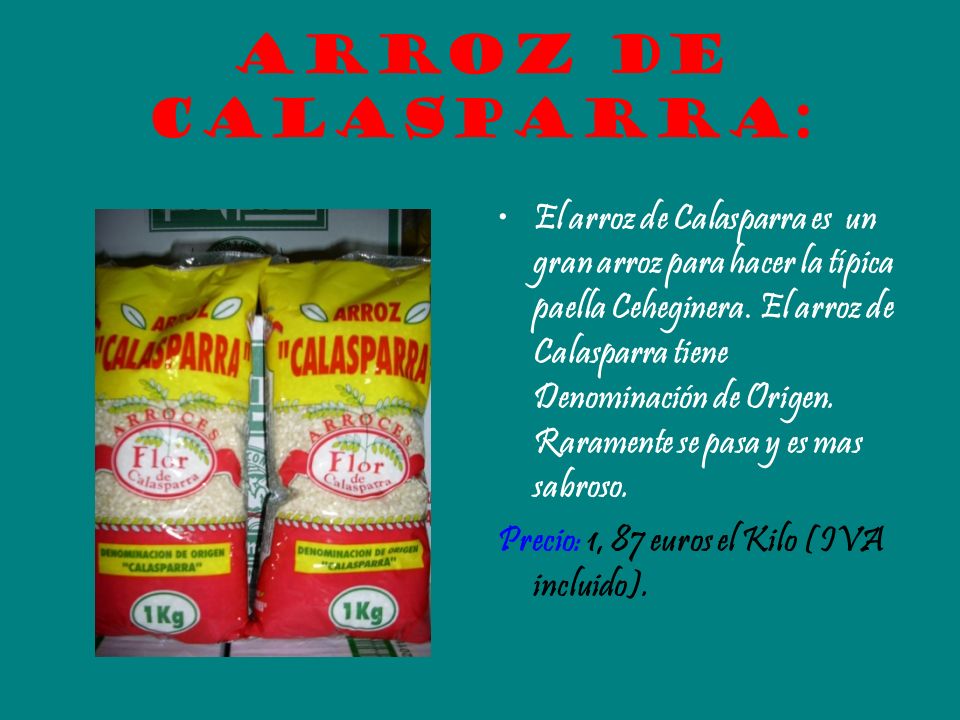 Arroz de Calasparra: