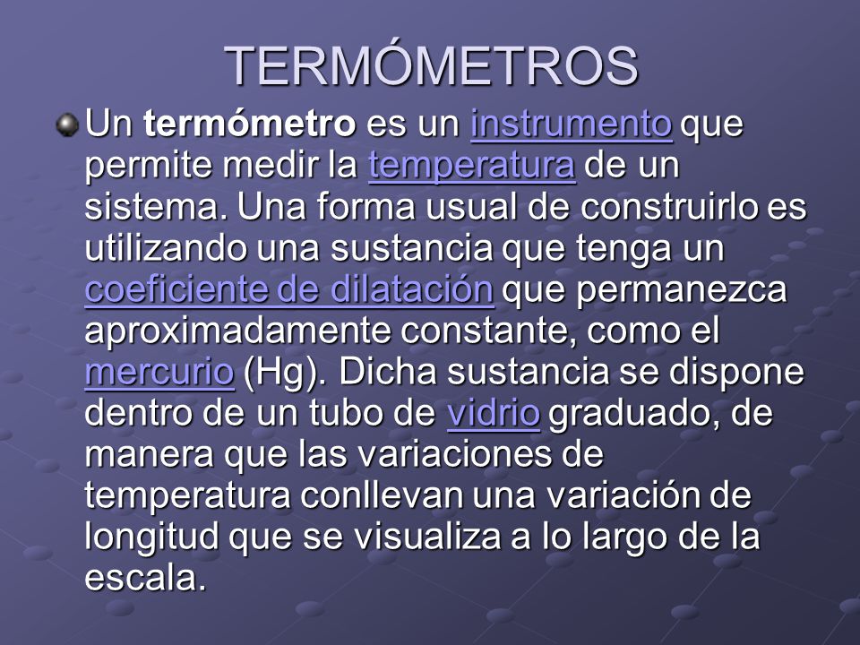 TERMÓMETROS