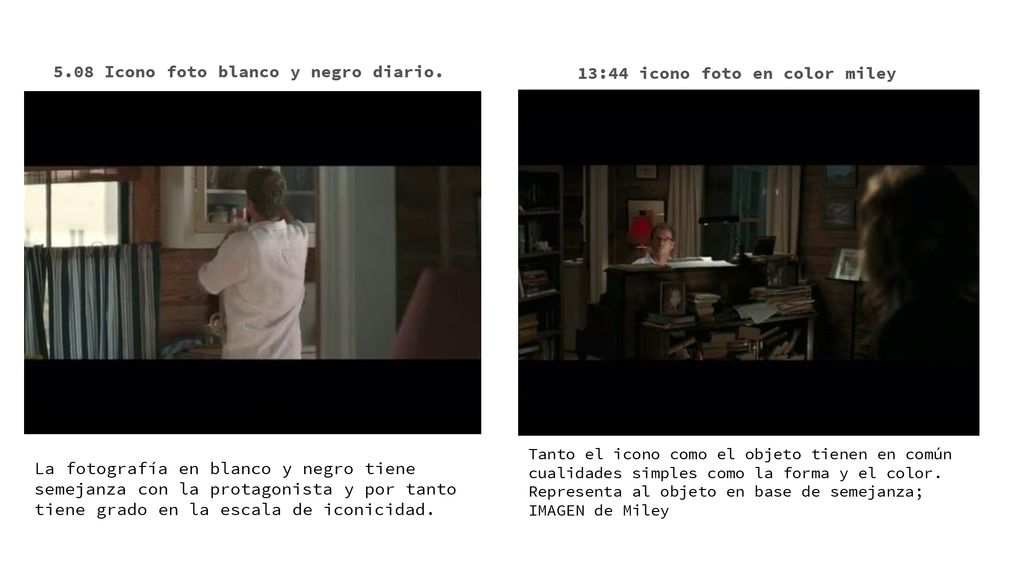 5.08 Icono foto blanco y negro diario. 13:44 icono foto en color miley