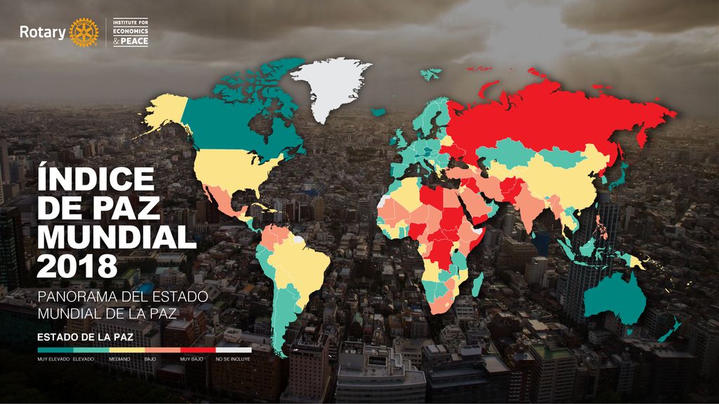 La duodécima edición del Índice de Paz Global muestra que los niveles generales de paz continúan deteriorándose y que la brecha entre los países más y menos pacíficos sigue ensanchándose.
