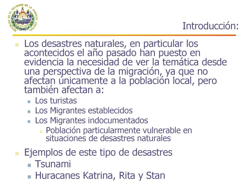 Ejemplos de este tipo de desastres Tsunami