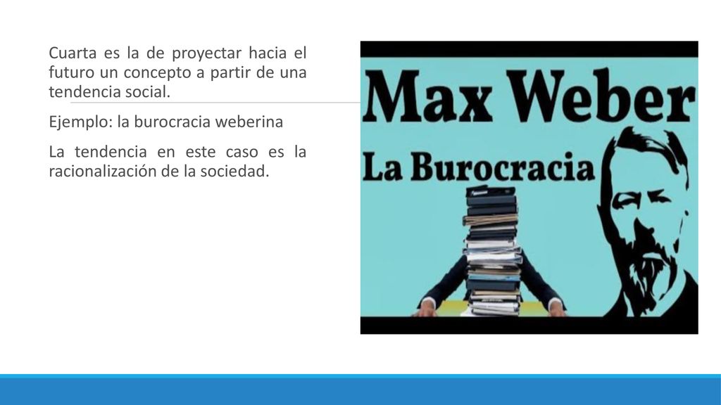 Cuarta es la de proyectar hacia el futuro un concepto a partir de una tendencia social.