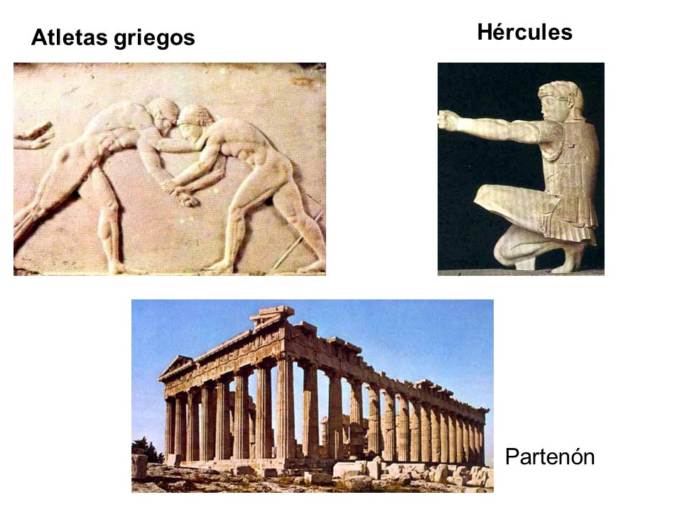 Hércules Atletas griegos Partenón
