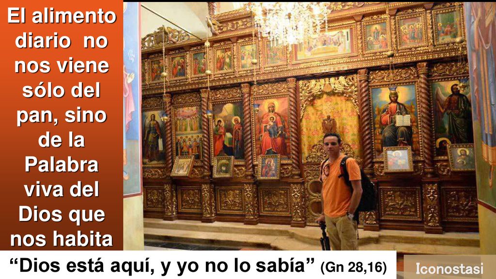 Dios está aquí, y yo no lo sabía (Gn 28,16)