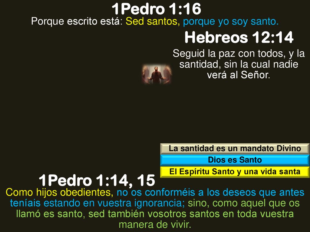 La santidad es un mandato Divino El Espíritu Santo y una vida santa