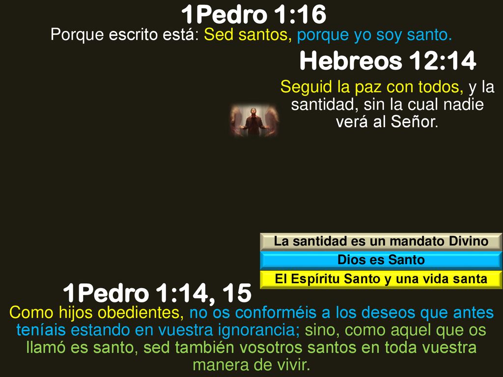 La santidad es un mandato Divino El Espíritu Santo y una vida santa