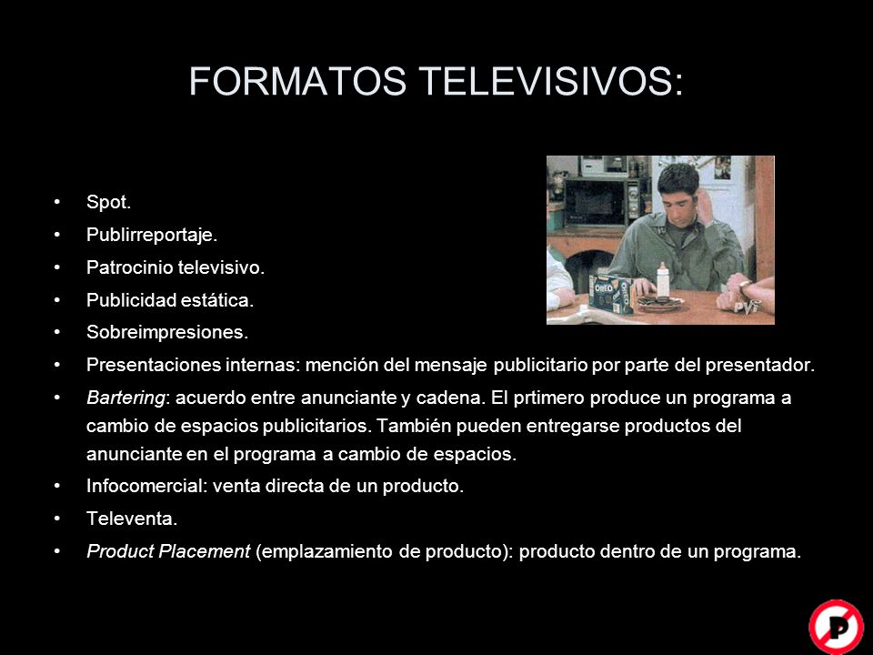 FORMATOS TELEVISIVOS: