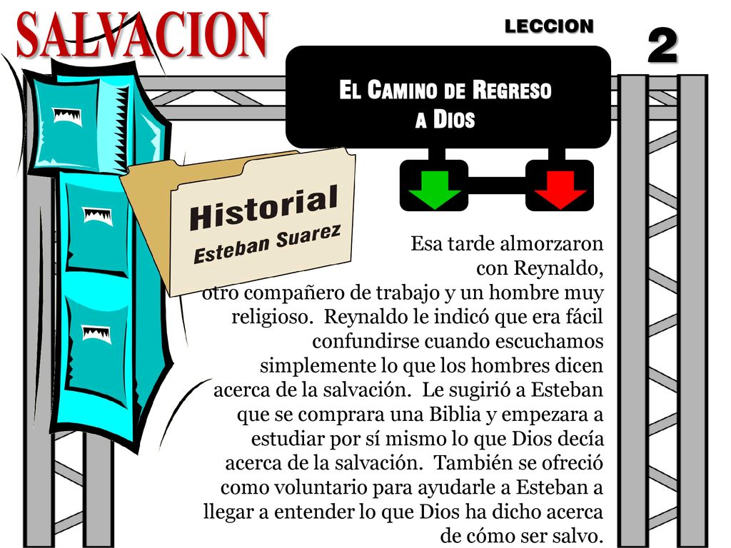 SALVACION 2 El Camino de Regreso a Dios Esa tarde almorzaron