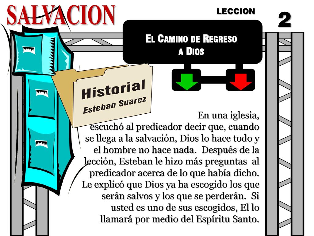 SALVACION 2 El Camino de Regreso a Dios En una iglesia,