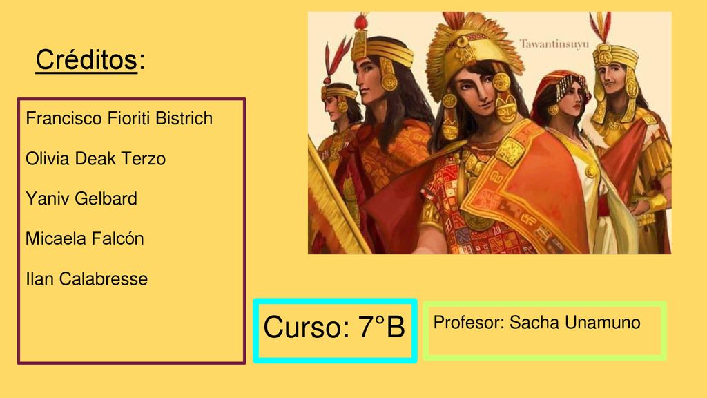 Curso: 7°B Créditos: Francisco Fioriti Bistrich Olivia Deak Terzo