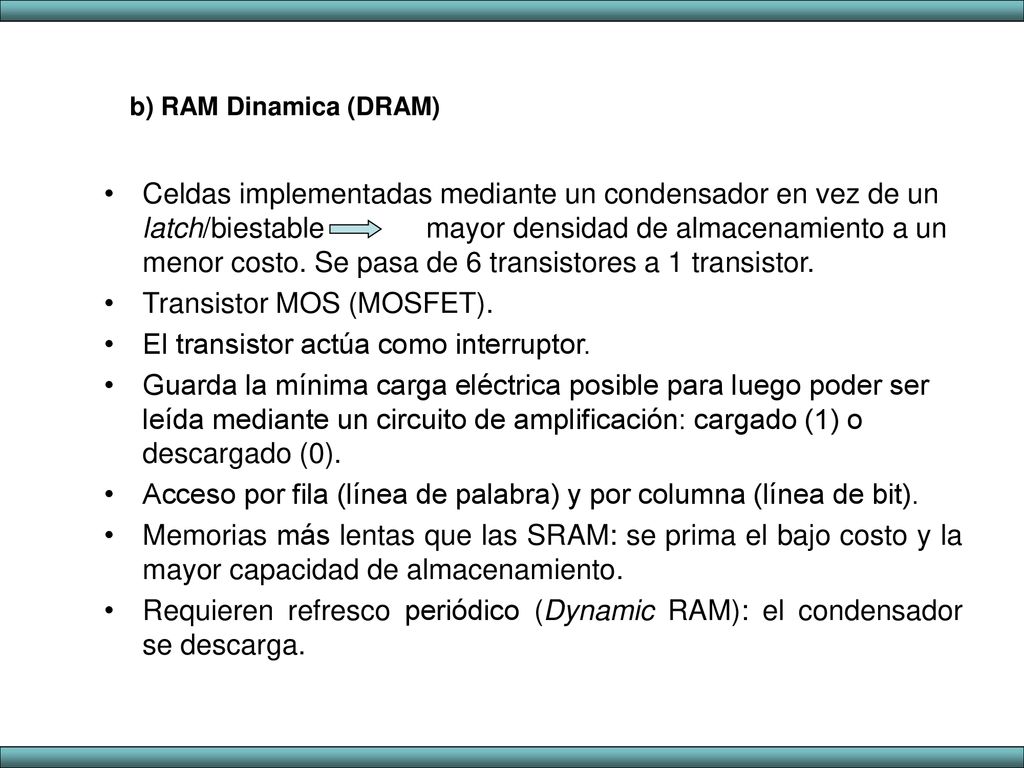 Transistor MOS (MOSFET). El transistor actúa como interruptor.