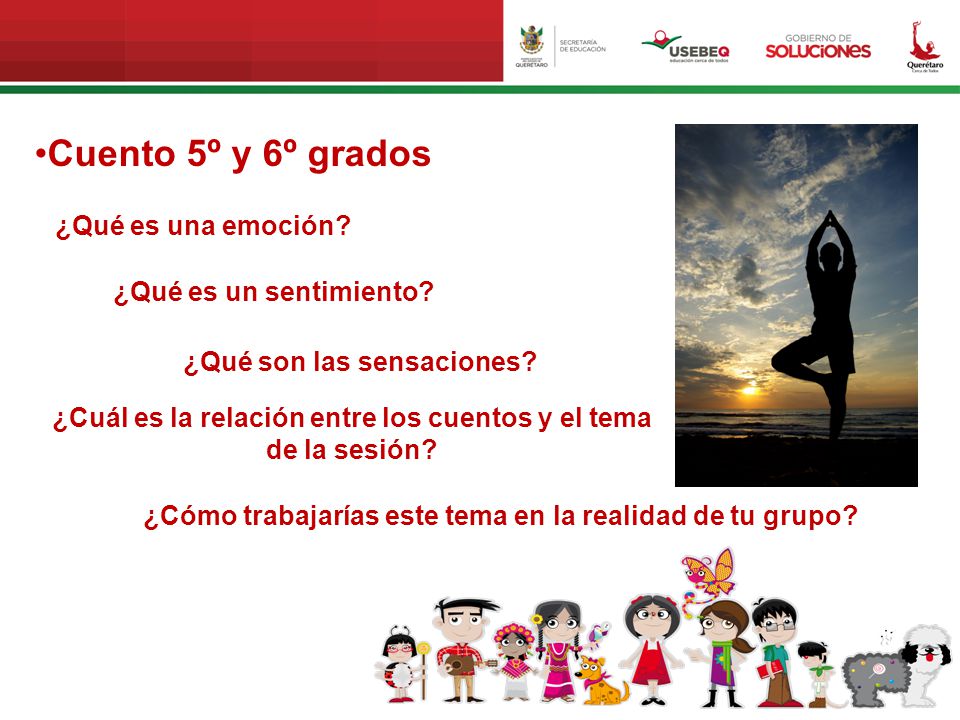 ¿Cuál es la relación entre los cuentos y el tema de la sesión