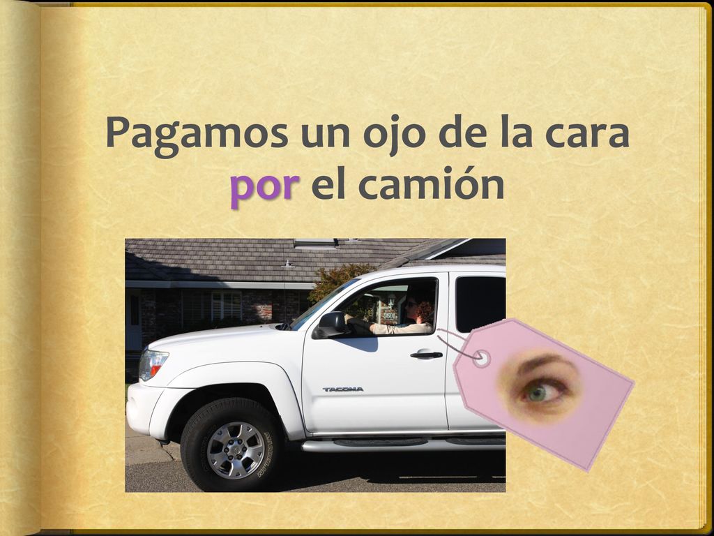 Pagamos un ojo de la cara por el camión