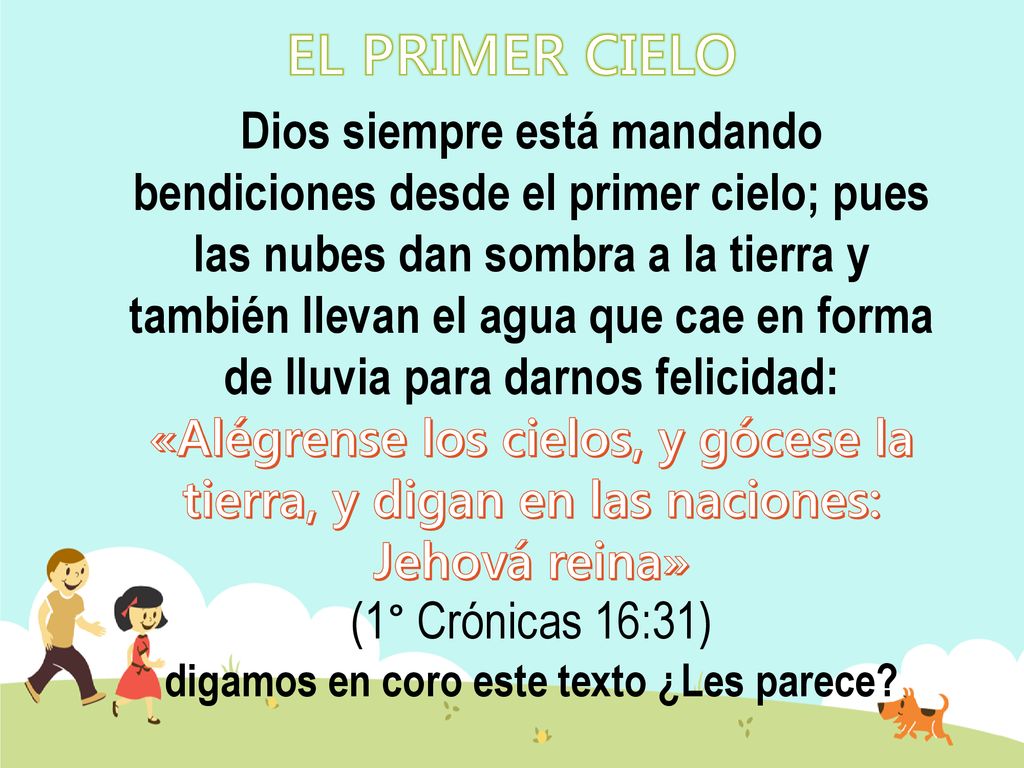 digamos en coro este texto ¿Les parece