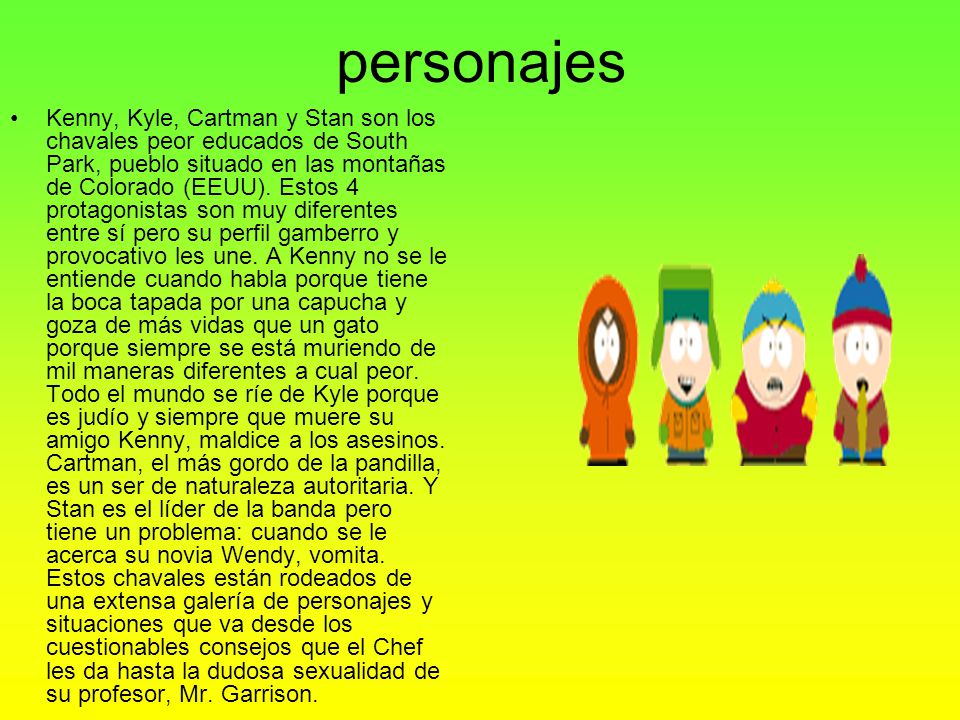 personajes