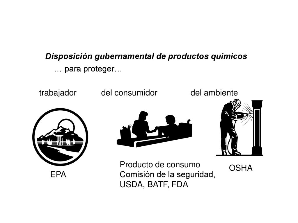 Disposición gubernamental de productos químicos