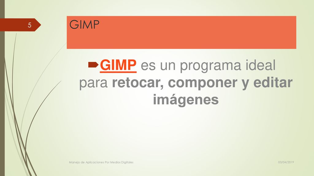 GIMP es un programa ideal para retocar, componer y editar imágenes
