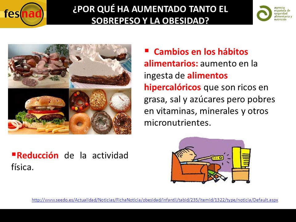 ¿POR QUÉ HA AUMENTADO TANTO EL SOBREPESO Y LA OBESIDAD