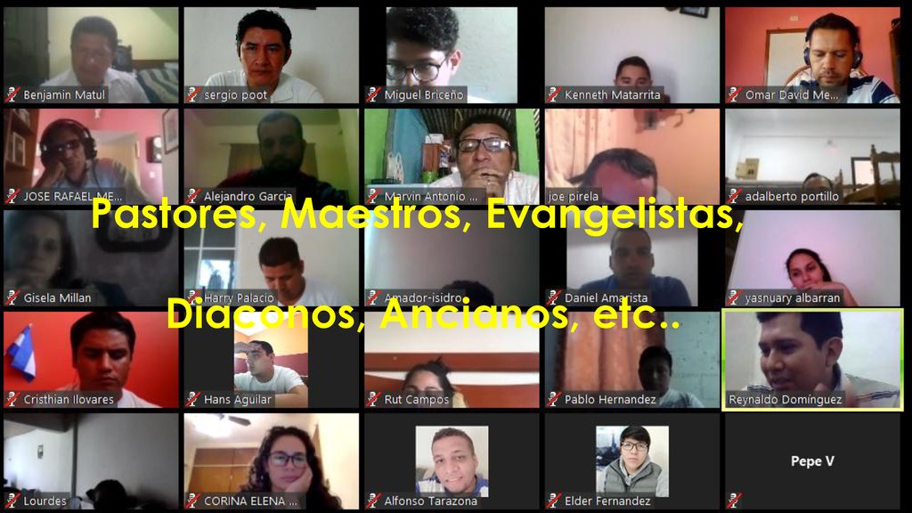 Pastores, Maestros, Evangelistas,