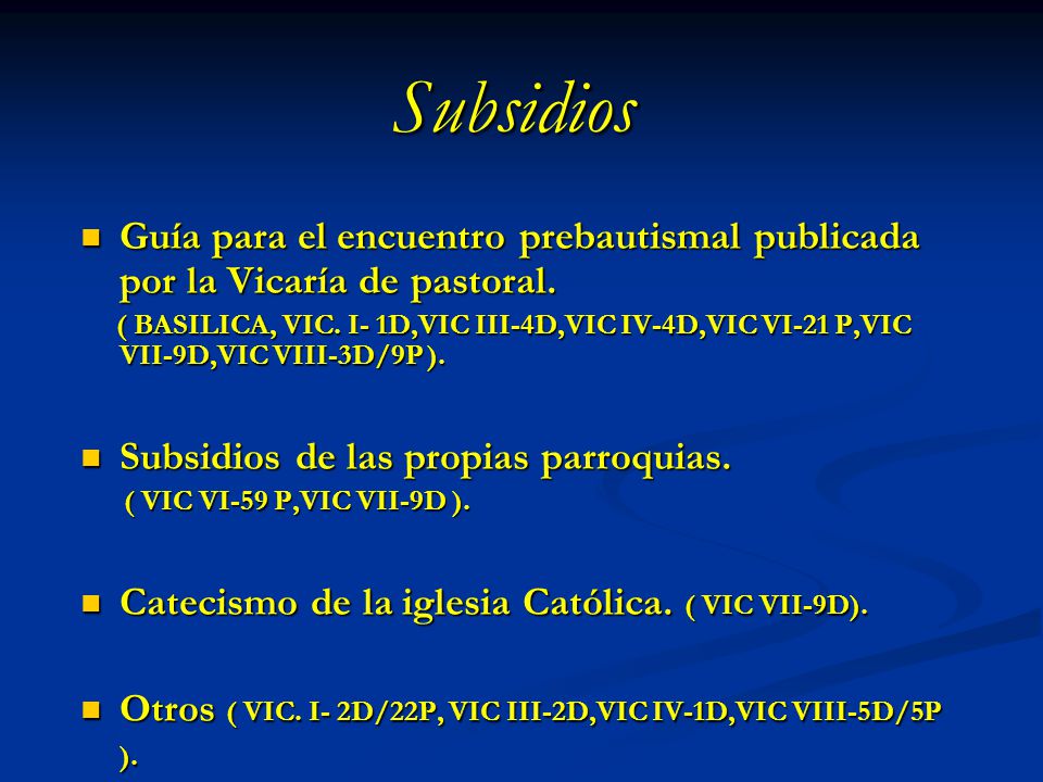 Subsidios Guía para el encuentro prebautismal publicada por la Vicaría de pastoral.