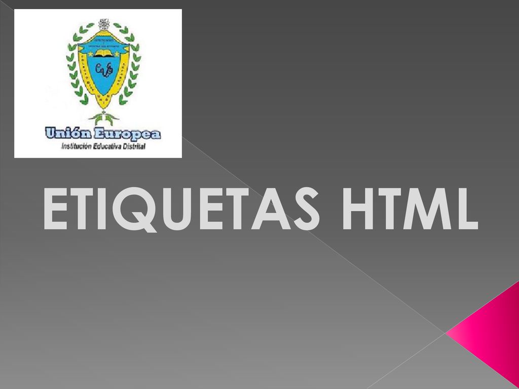 ETIQUETAS HTML
