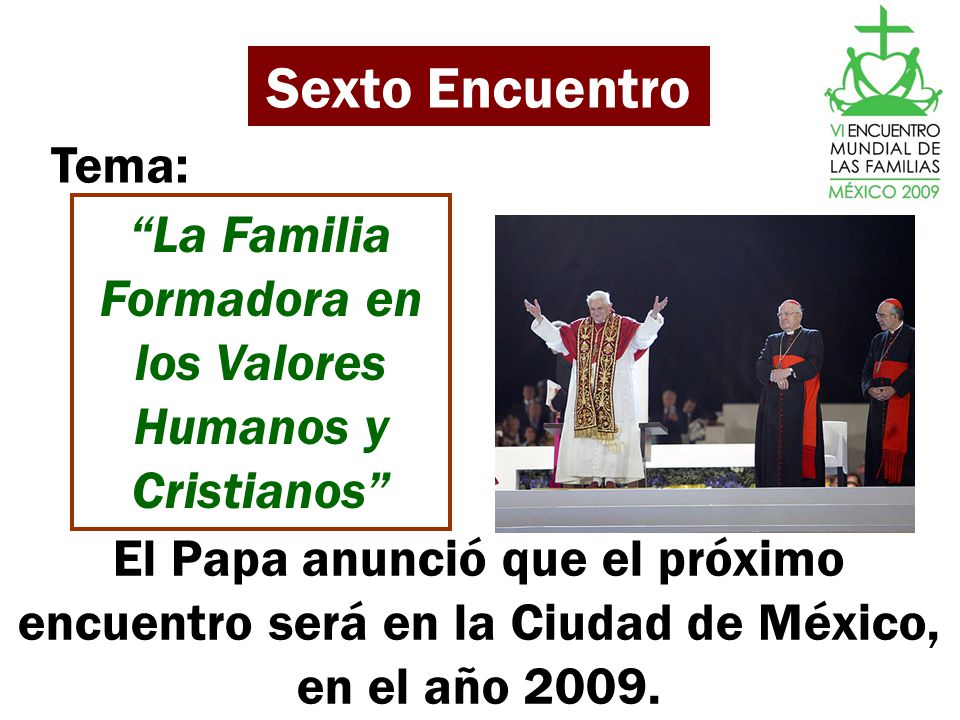 La Familia Formadora en los Valores Humanos y Cristianos