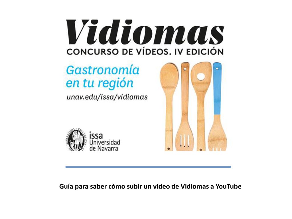 Guía para saber cómo subir un vídeo de Vidiomas a YouTube