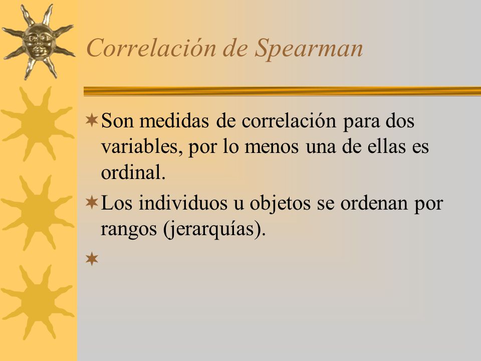 Correlación de Spearman