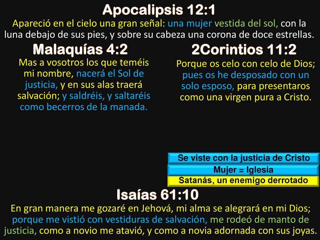 Se viste con la justicia de Cristo Satanás, un enemigo derrotado