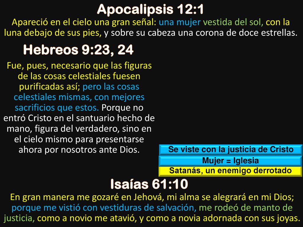 Se viste con la justicia de Cristo Satanás, un enemigo derrotado