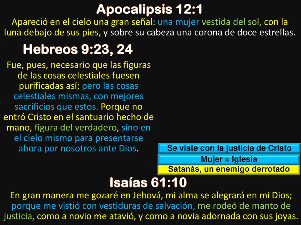 Se viste con la justicia de Cristo Satanás, un enemigo derrotado
