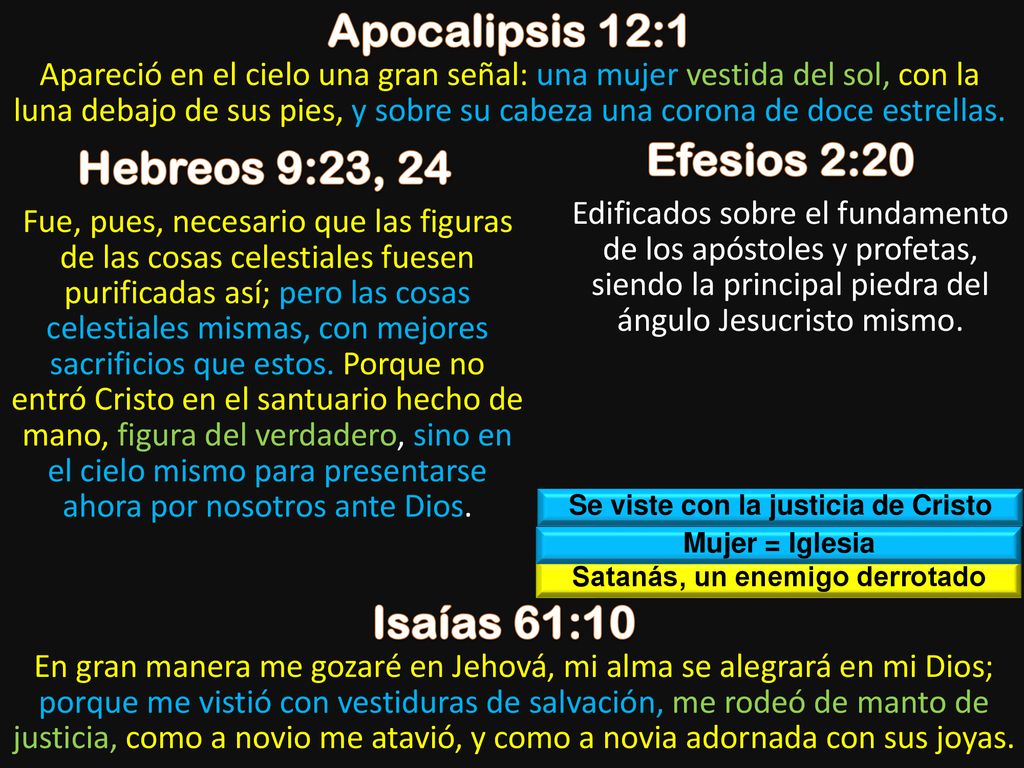 Se viste con la justicia de Cristo Satanás, un enemigo derrotado