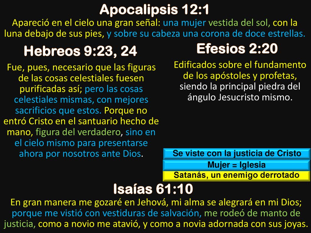 Se viste con la justicia de Cristo Satanás, un enemigo derrotado