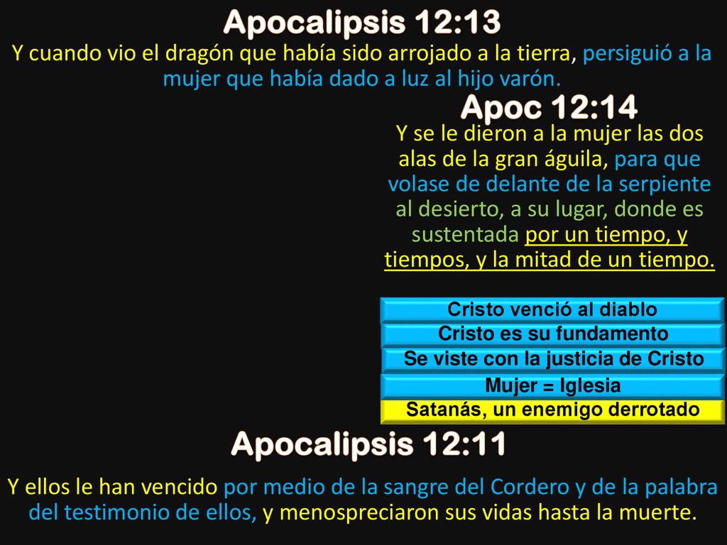 Apocalipsis 12:13 Apoc 12:14 Apocalipsis 12:11