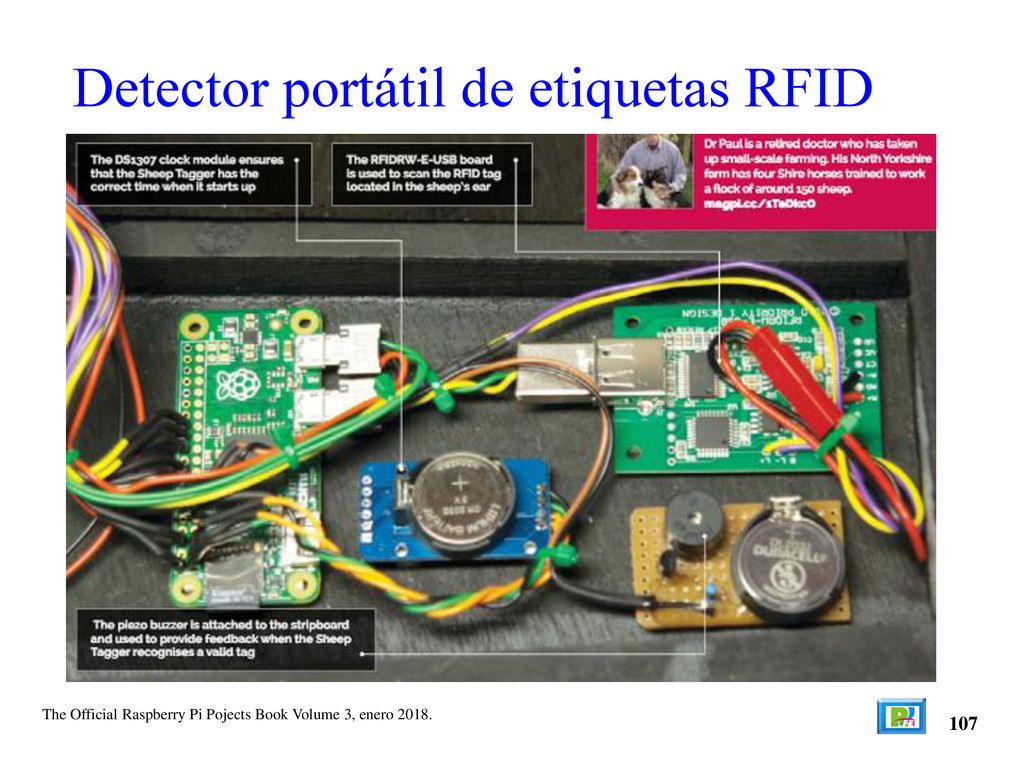 Detector portátil de etiquetas RFID