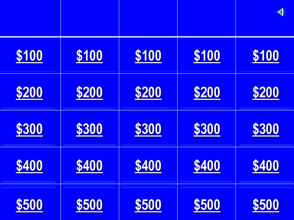 $100 $300. $100. $400. $100. $300. $200. $100. $100. $200. $500. $200. $500. $200. $300.