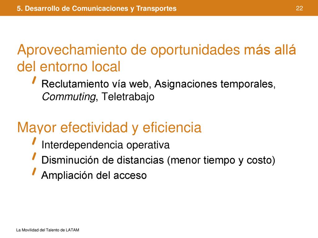 Aprovechamiento de oportunidades más allá del entorno local