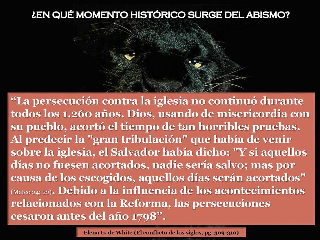 Elena G. de White (El conflicto de los siglos, pg )