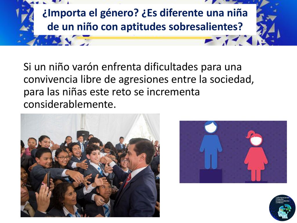 ¿Importa el género ¿Es diferente una niña de un niño con aptitudes sobresalientes