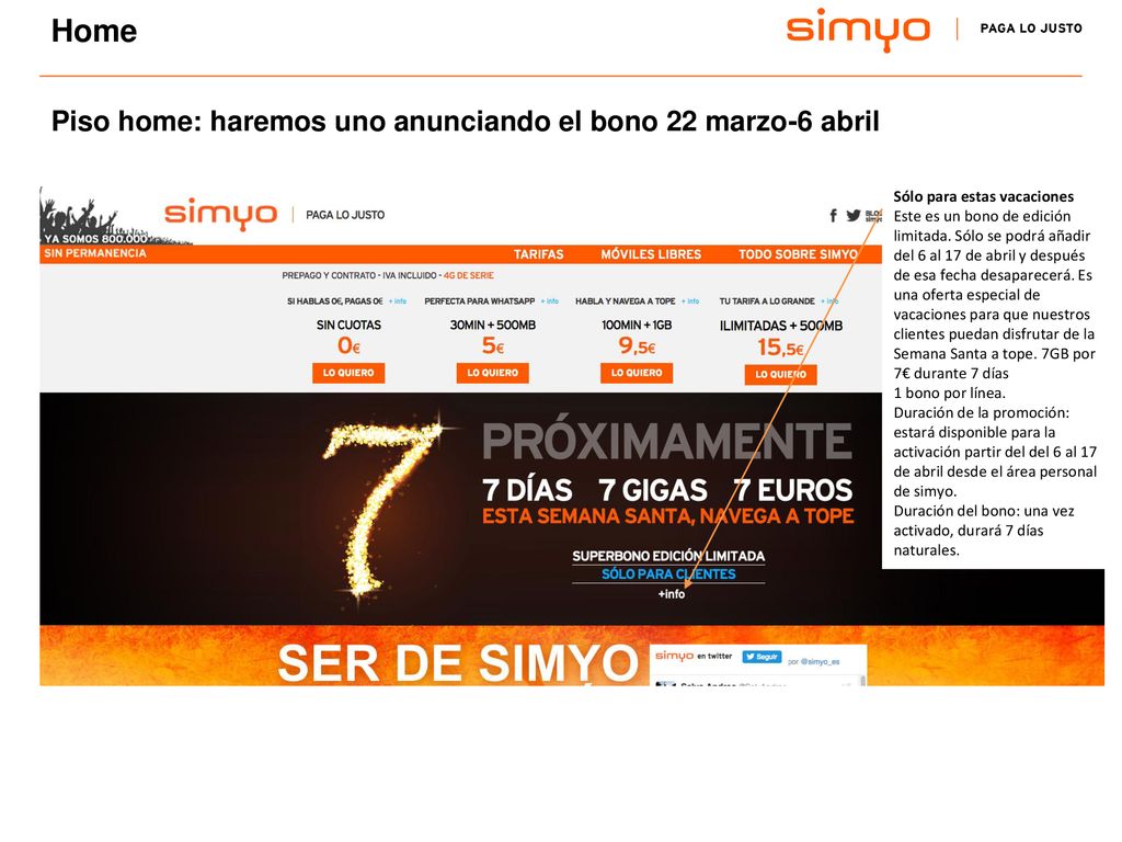 Home Piso home: haremos uno anunciando el bono 22 marzo-6 abril