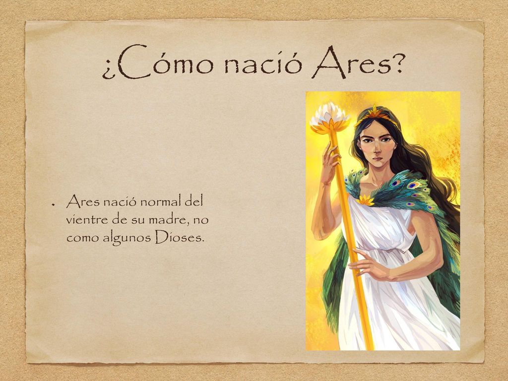 ¿Cómo nació Ares Ares nació normal del vientre de su madre, no como algunos Dioses.