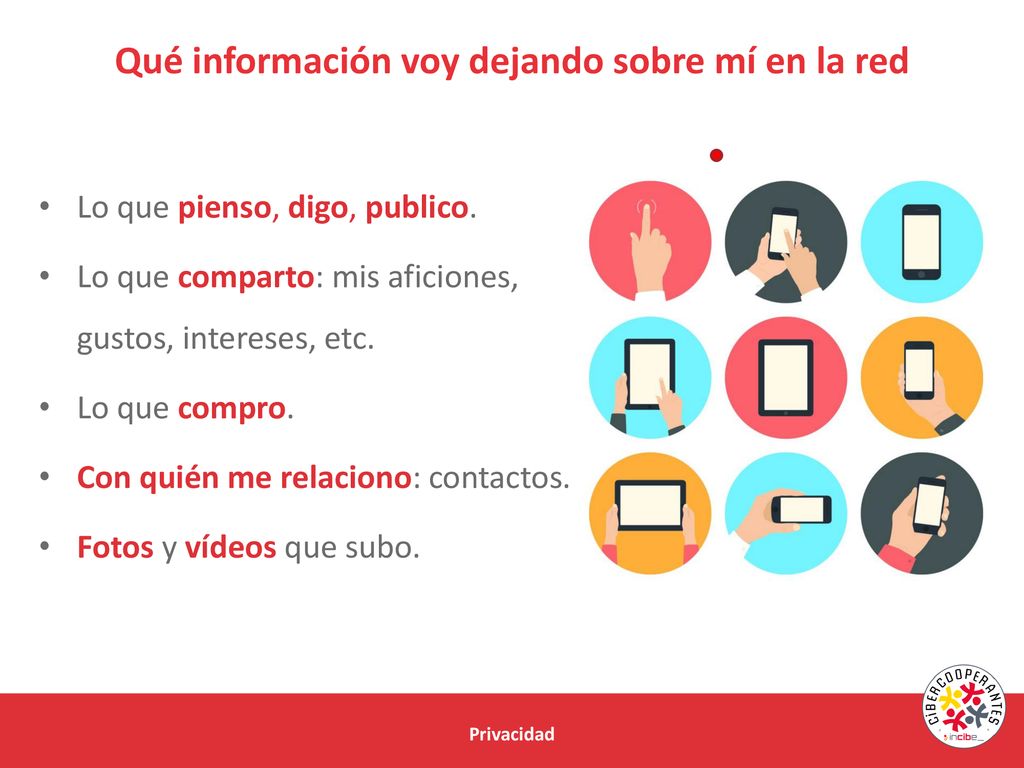 Qué información voy dejando sobre mí en la red