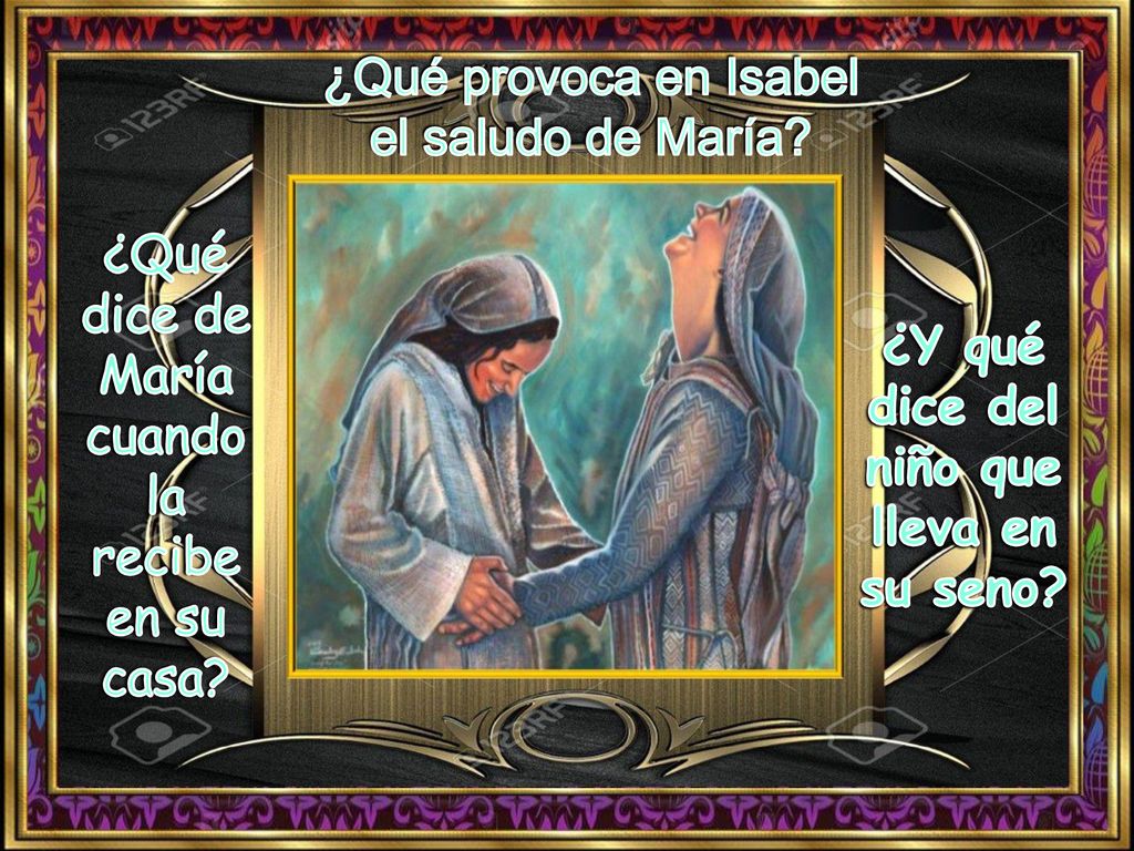 ¿Y qué dice del niño que lleva en su seno