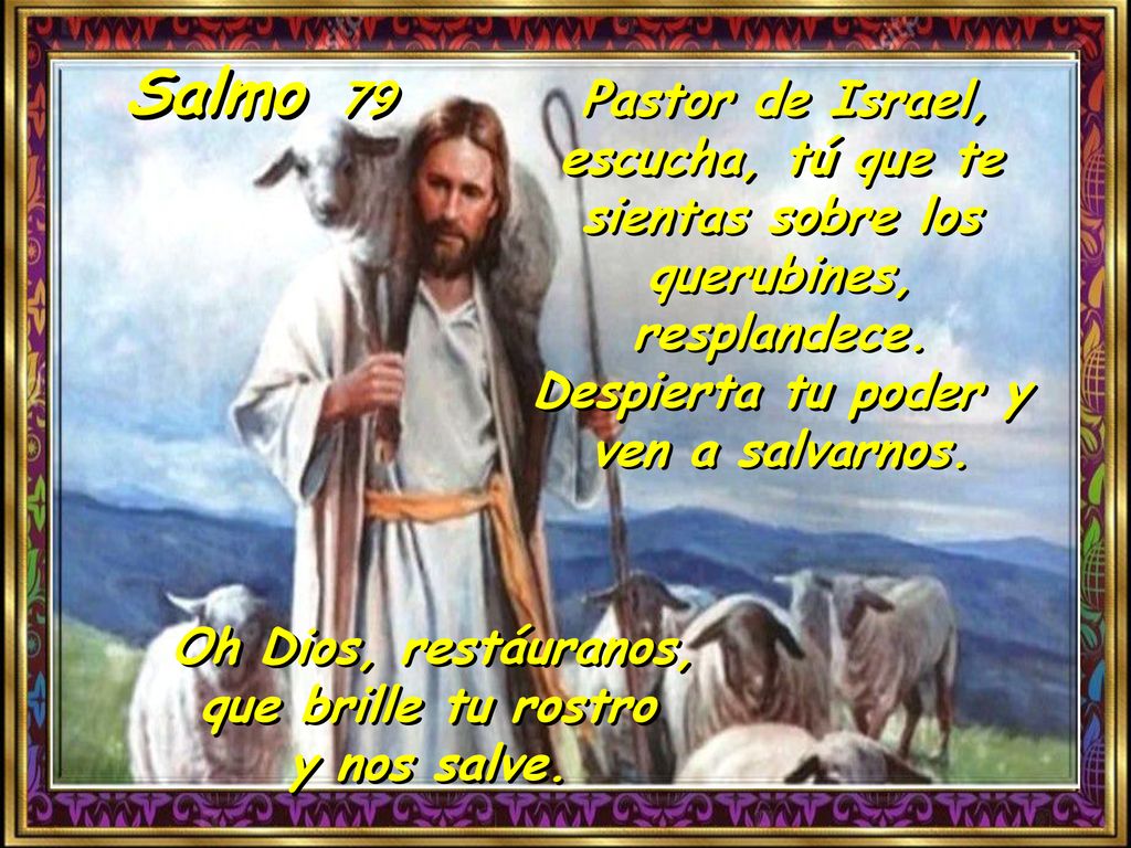 Oh Dios, restáuranos, que brille tu rostro y nos salve.