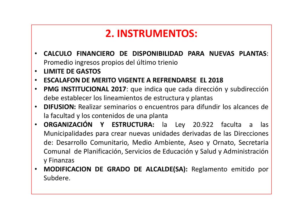 2. INSTRUMENTOS: CALCULO FINANCIERO DE DISPONIBILIDAD PARA NUEVAS PLANTAS: Promedio ingresos propios del último trienio.