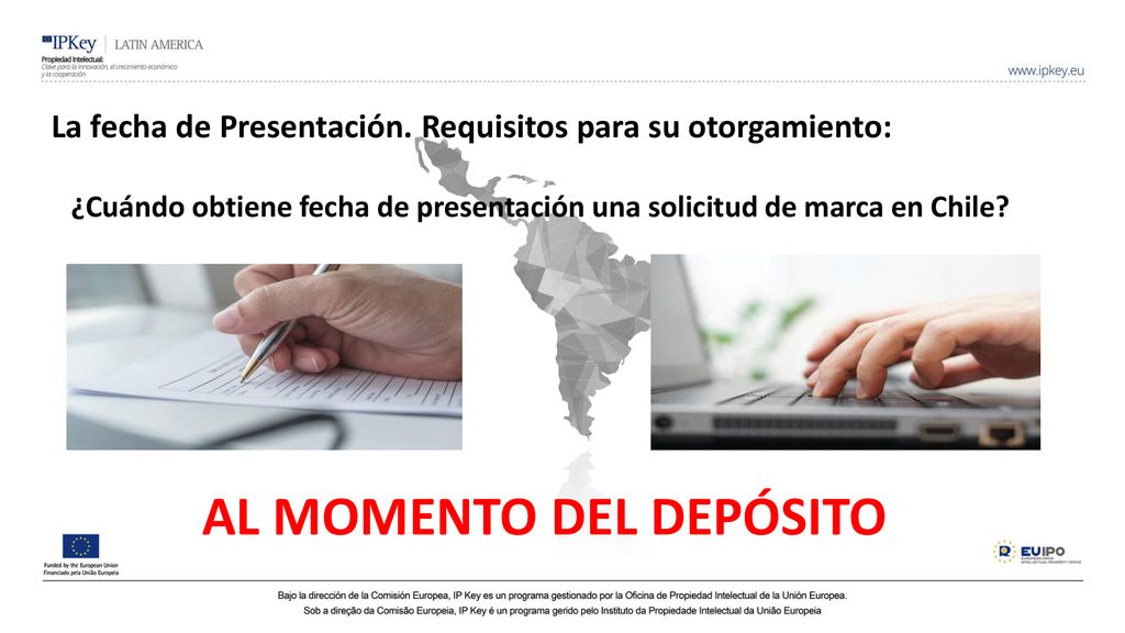 ¿Cuándo obtiene fecha de presentación una solicitud de marca en Chile