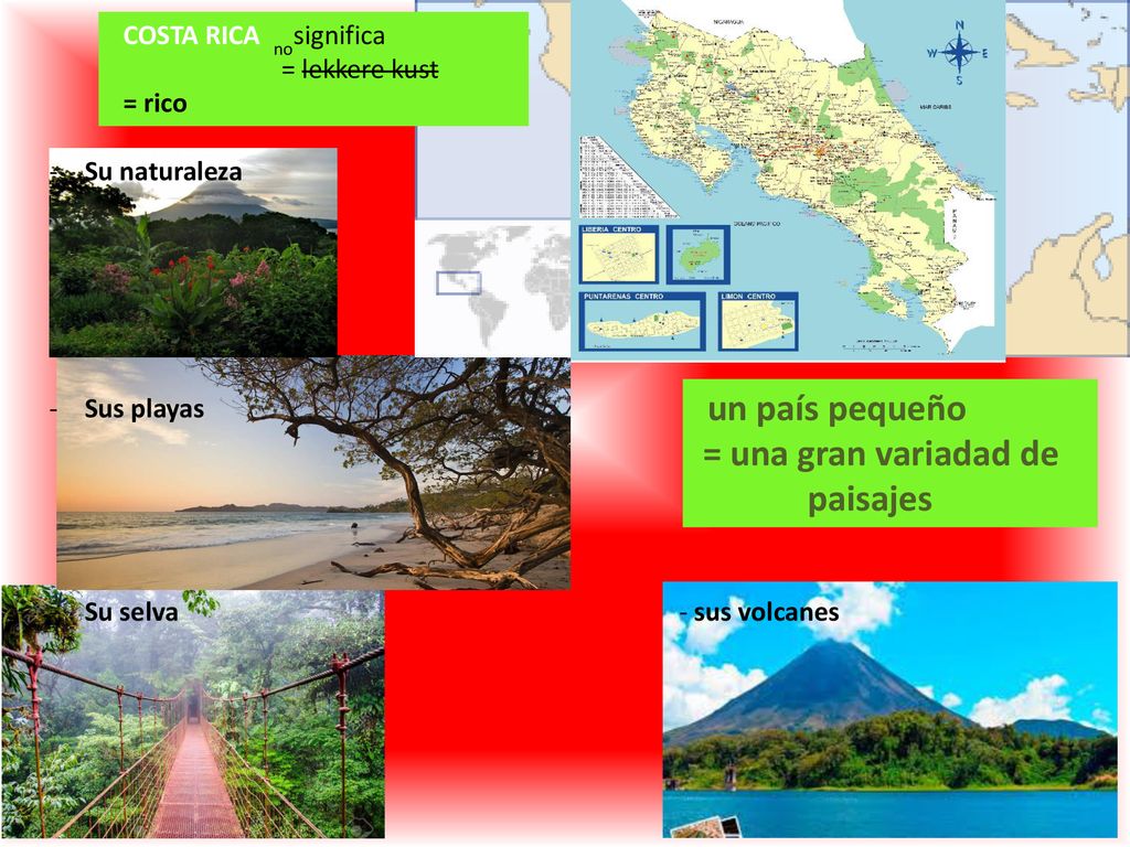 = una gran variadad de paisajes COSTA RICA nosignifica = lekkere kust