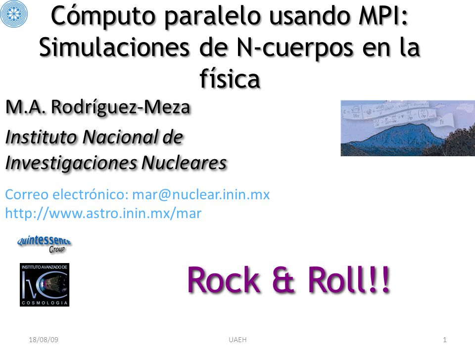 Cómputo paralelo usando MPI: Simulaciones de N-cuerpos en la física